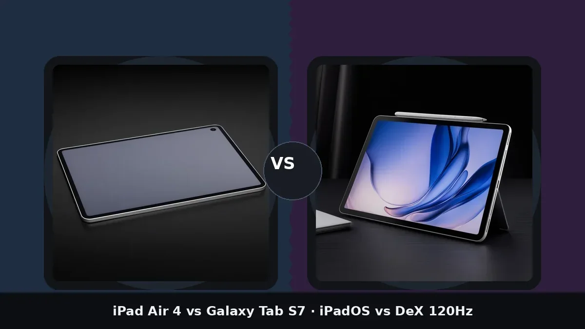 iPad Air 4 vs. Samsung Galaxy Tab S7 usada: ¿iPadOS o productividad con DeX?