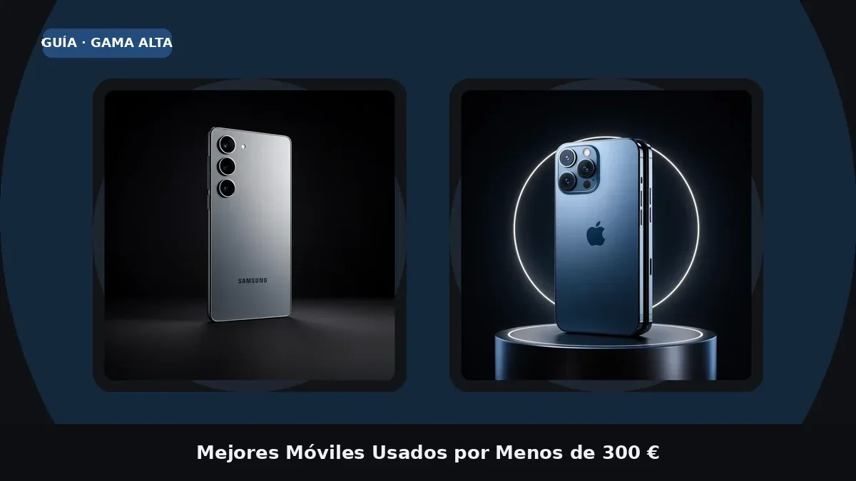 Los mejores móviles usados por unos 300 euros (2026)